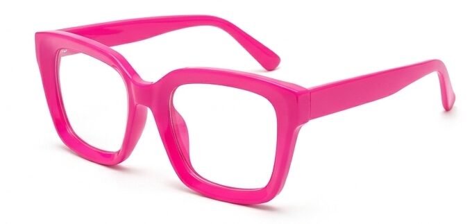 Armazón Oftálmico Cuadrado Fucsia Vibrante